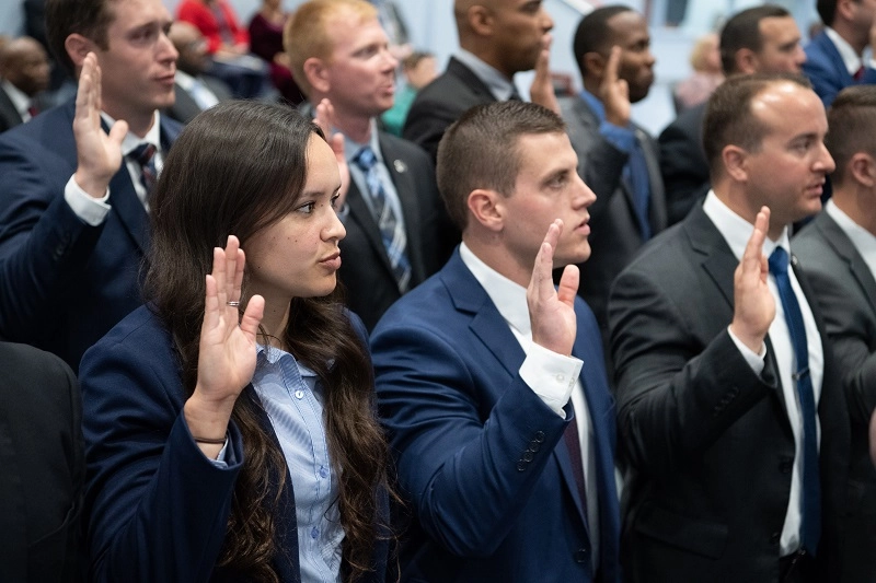 New Deputy U.S. Marshals swearing