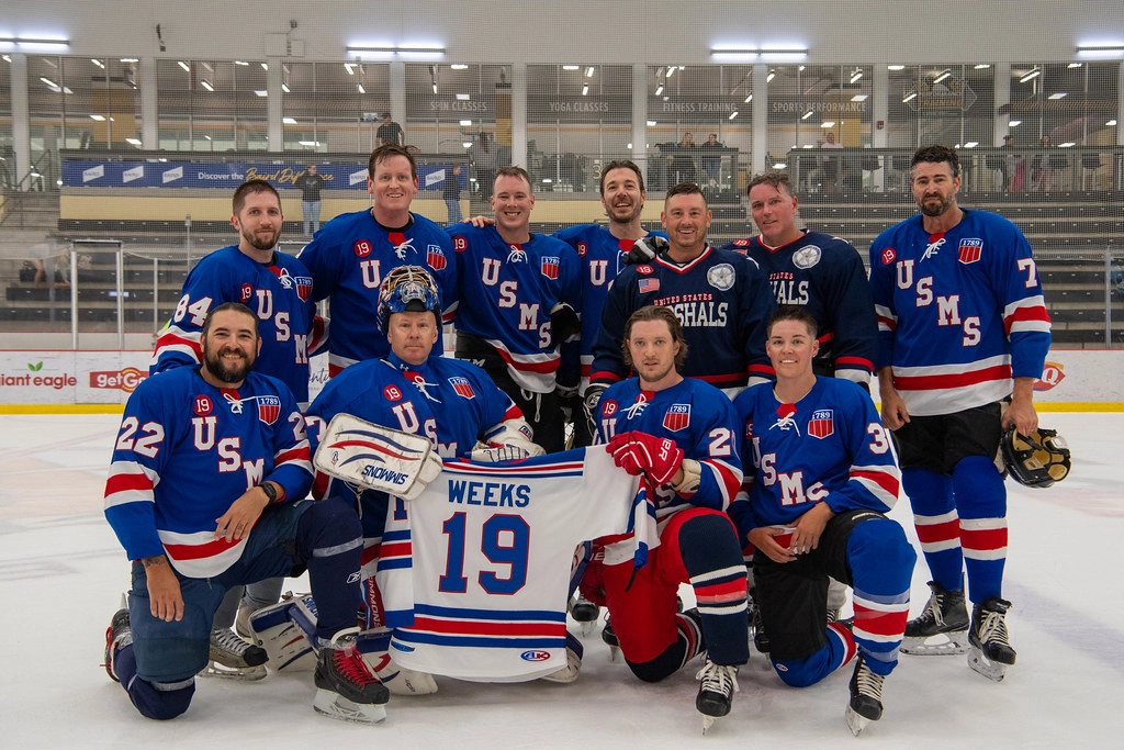 USMS Hockey Team at the 2024 CanAm Police-Fire Games